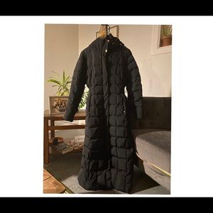 Cole Haan Signature long puffer coat w/hood Size S